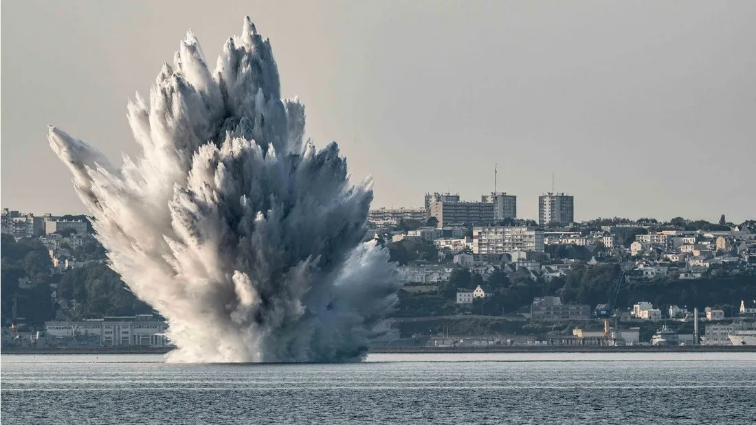 Une bombe américaine va être détruite ce mardi en rade de Brest.
