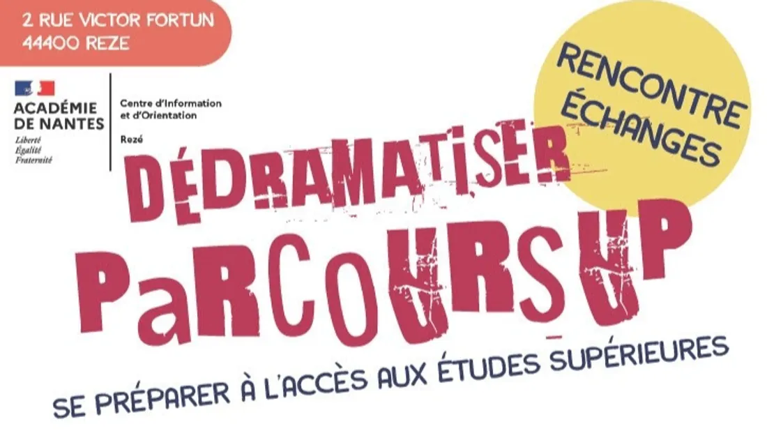 Rencontre Echanges: "Dédramatiser Parcoursup" 