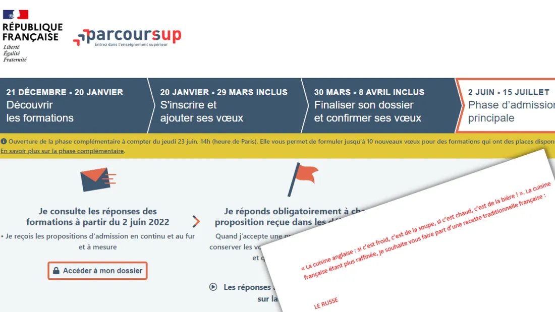 Parcoursup : sa candidature acceptée avec une recette de gâteau