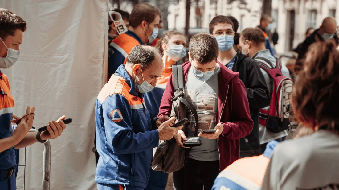 Protection civile : vérification du pass sanitaire