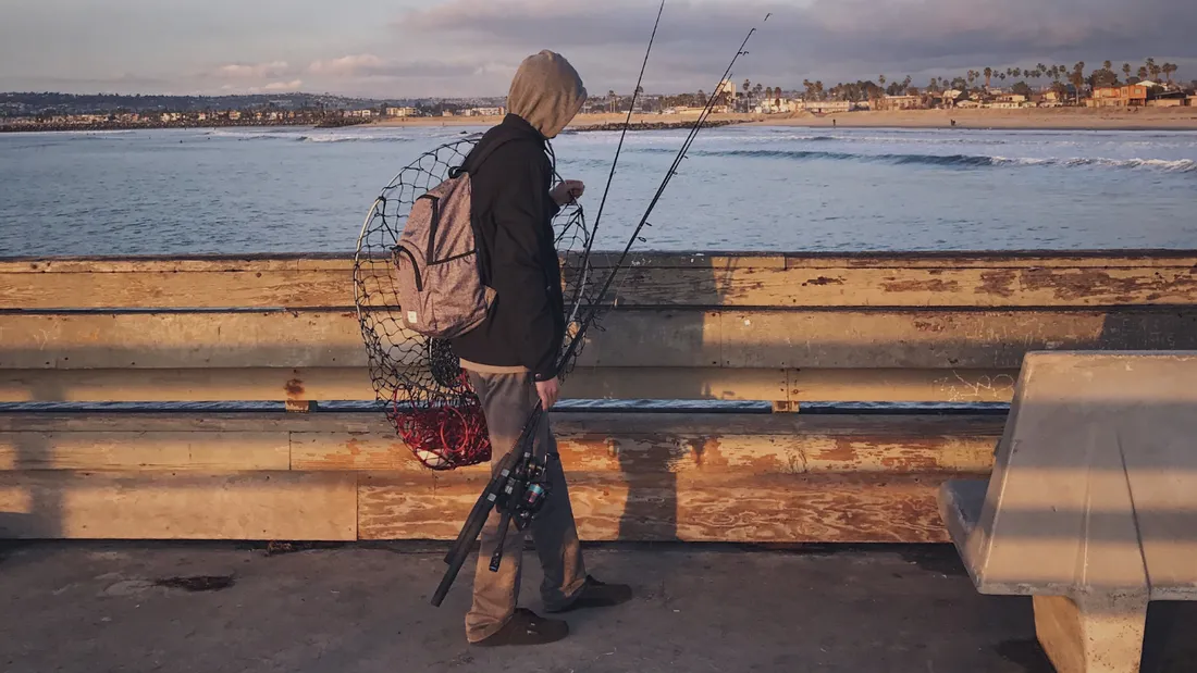 L'une des cannes à pêches a touché des câbles électriques.