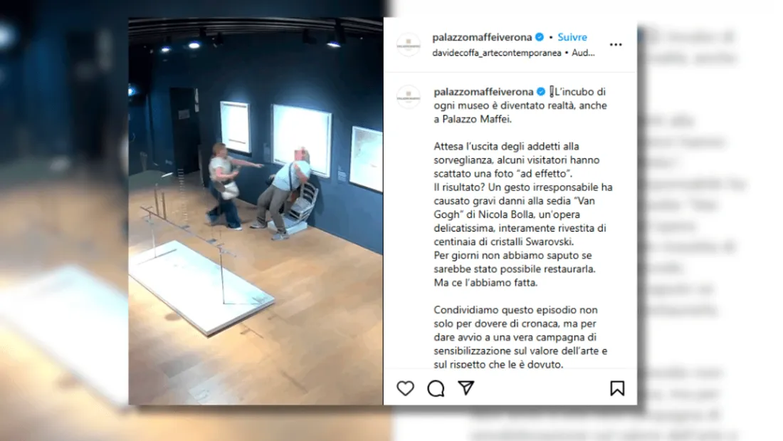 chaise "Van Gogh" musée Vérone