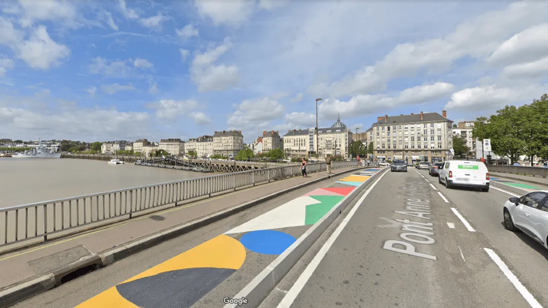 Pont Anne de Bretagne, à Nantes