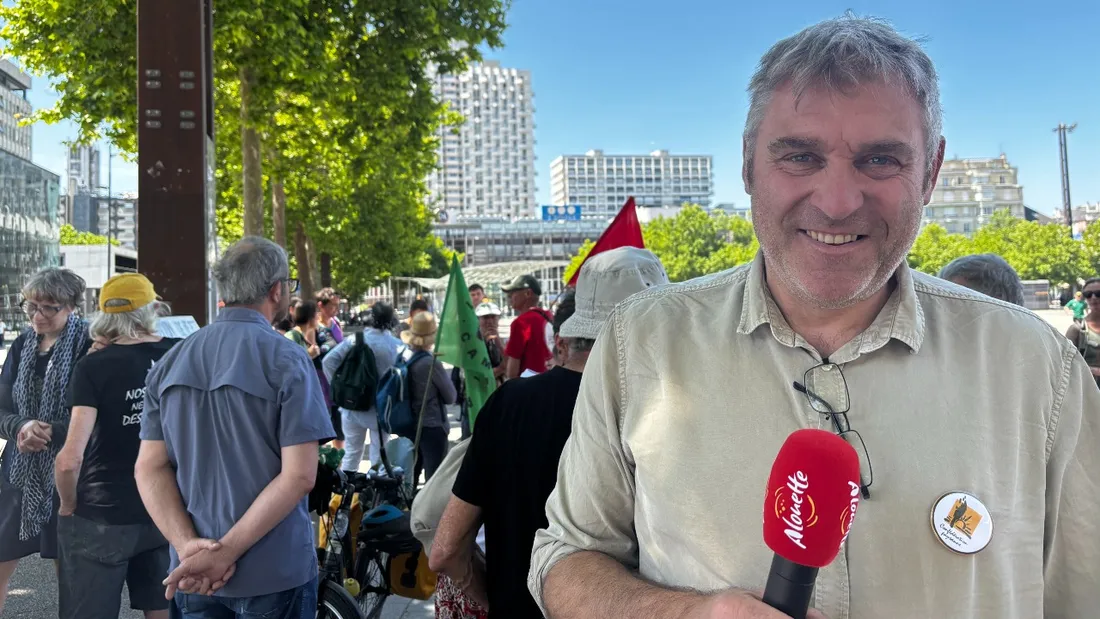 Stéphane Galais, porte-parole national de la Confédération paysanne.