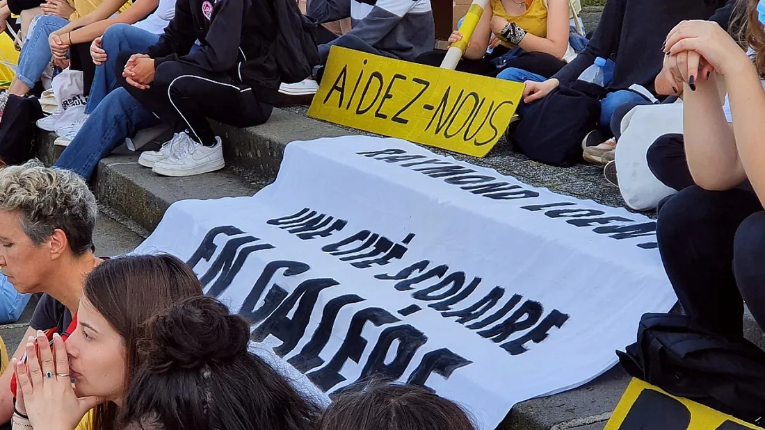 Mobilisation de la cité scolaire Raymond Loewy à La Souterraine