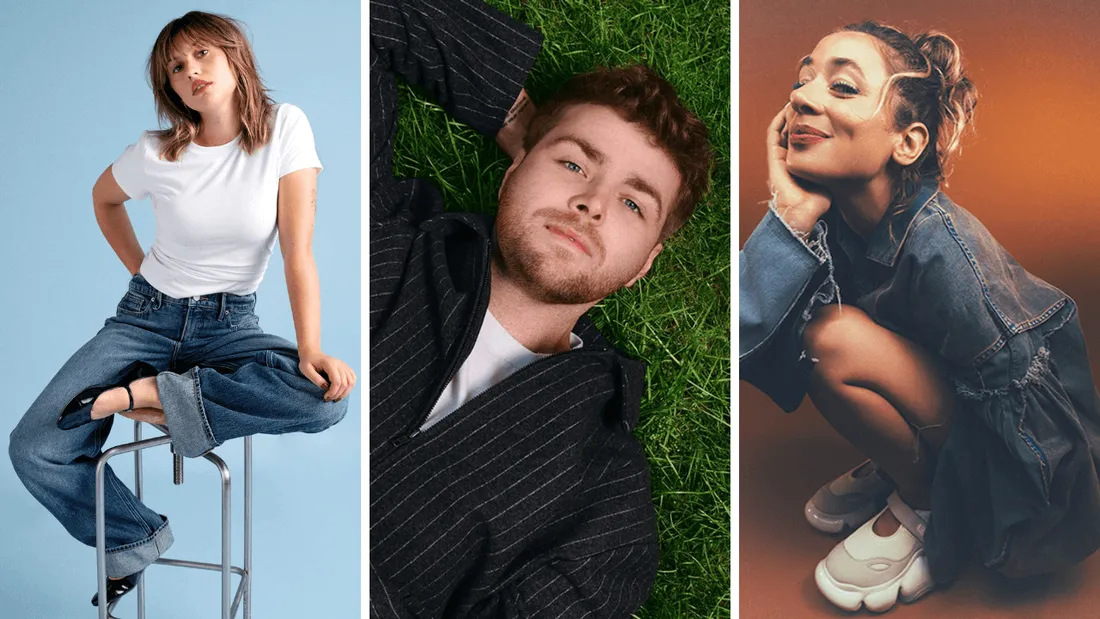 Marine, Alex Warren et Luiza, trois révélations musicales de l'année 2025.