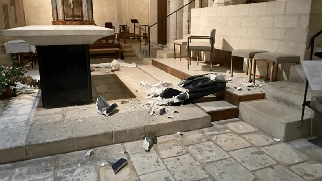 Eglise de Surgères saccagée