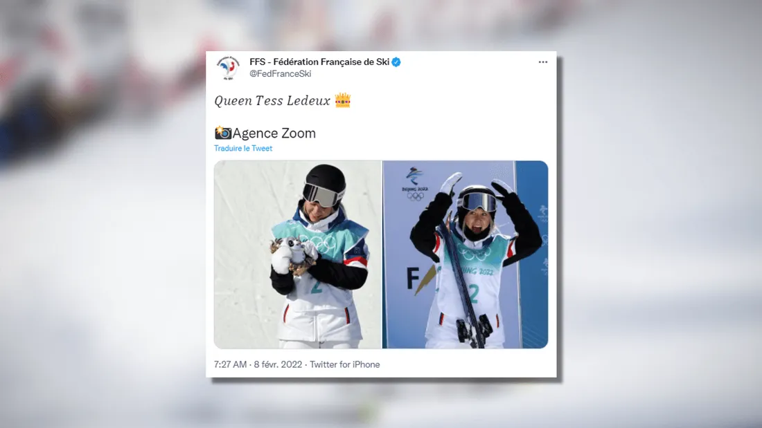 JO-2022 : Tess Ledeux décroche l'argent en ski big air, 4e médaille pour la France