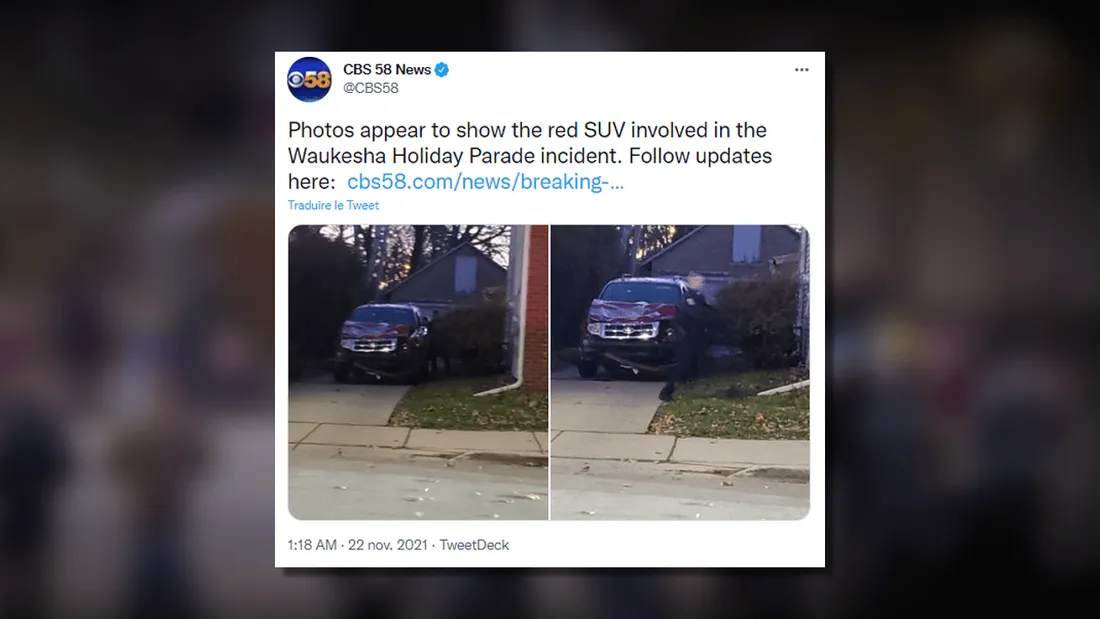 USA : un SUV fonce dans la foule lors d'une parade de Noël