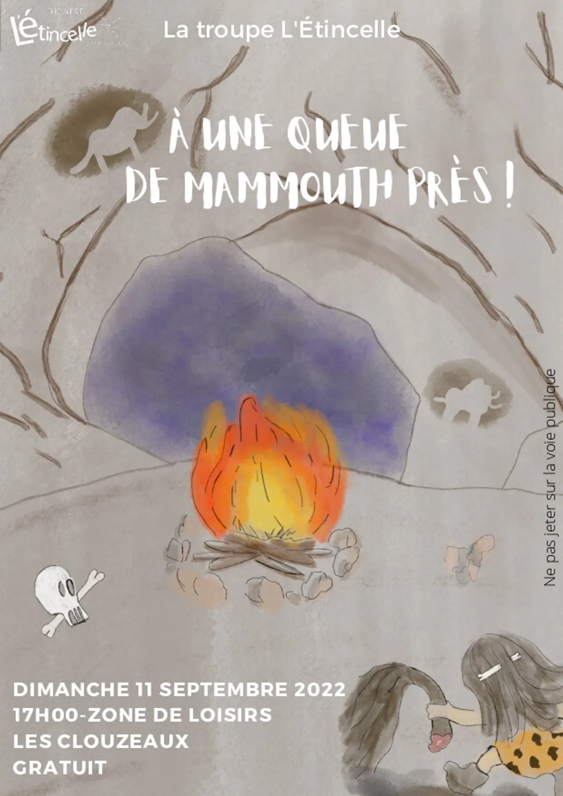 Théatre de rue : À une queue de mammouth près 