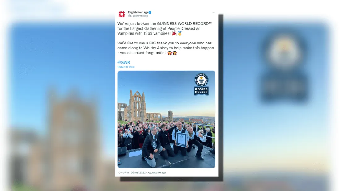 Record mondial de personnes déguisées en vampires battu