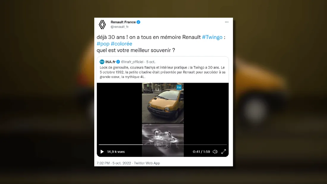 La Twingo a 30 ans !