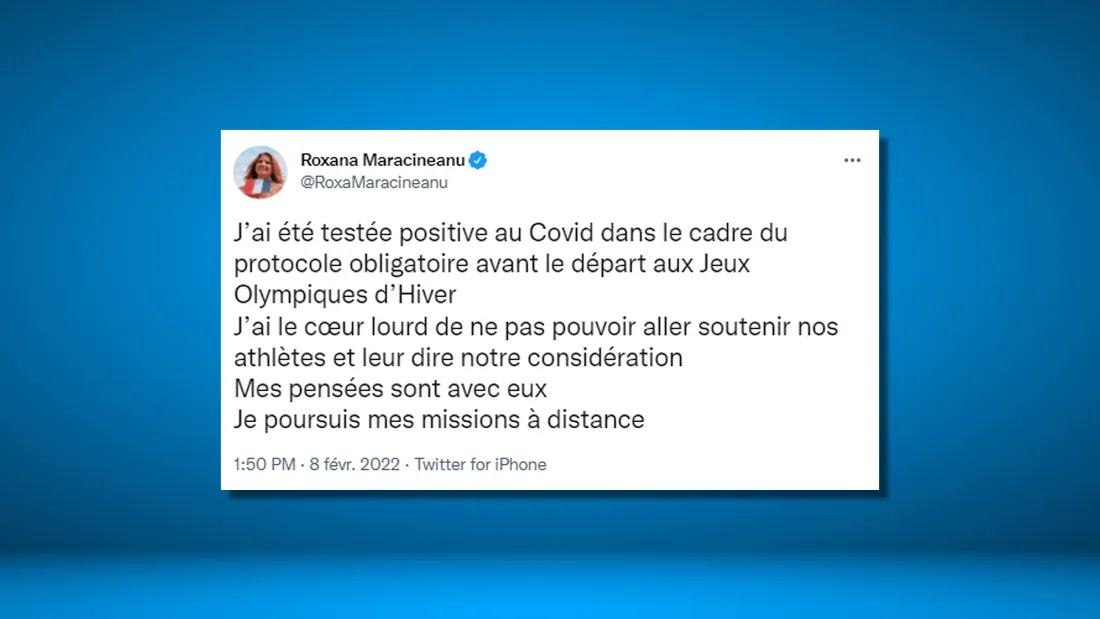 La ministre des Sports Roxana Maracineanu positive au Covid-19
