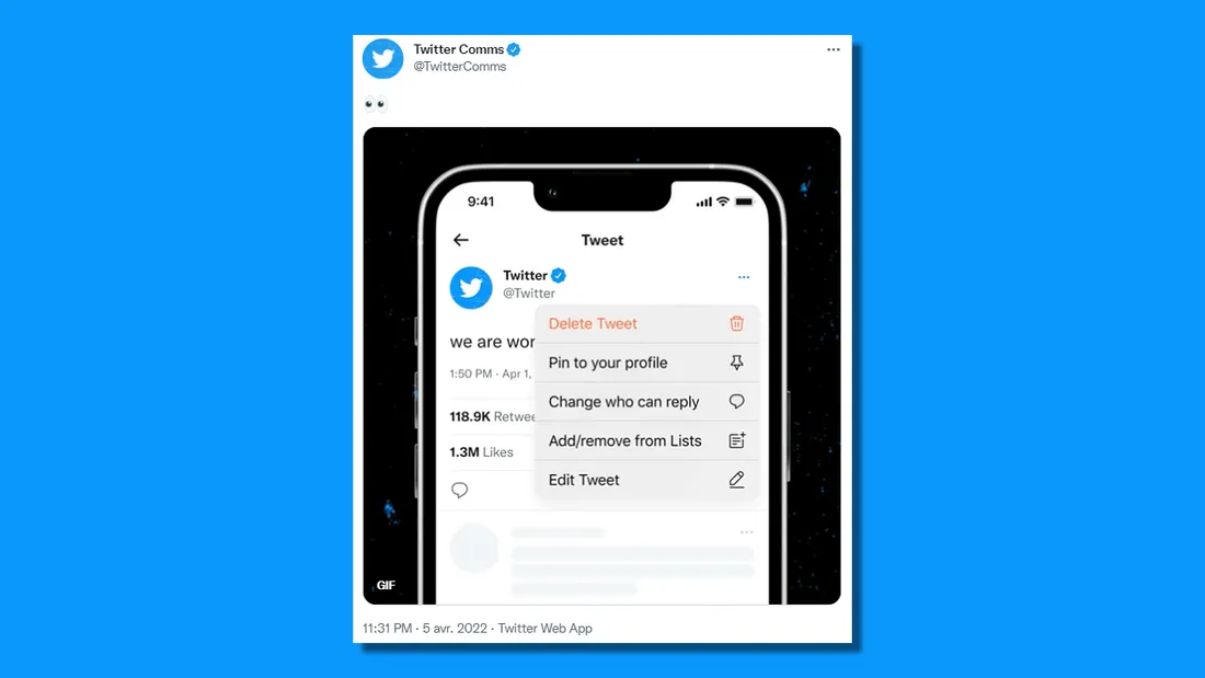 Twitter teste un bouton pour corriger ses tweets