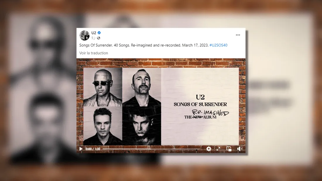 Le groupe U2 revisite ses chansons dans un nouvel album