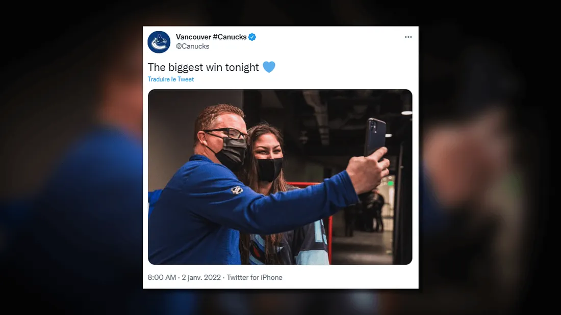 Hockey : elle lui décèle un cancer depuis les tribunes et lui sauve la vie