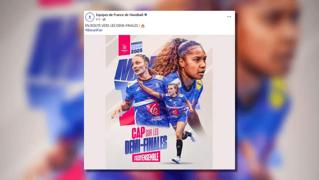 équipe France handball en demi-finale du Mondial