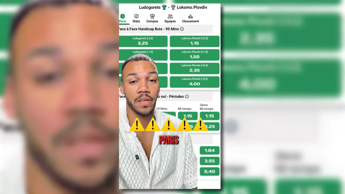 Vidéo de prévention sur les paris sportifs