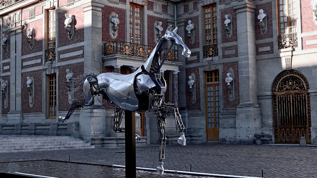 Zeux, le cheval mécanique de l'atelier Blam