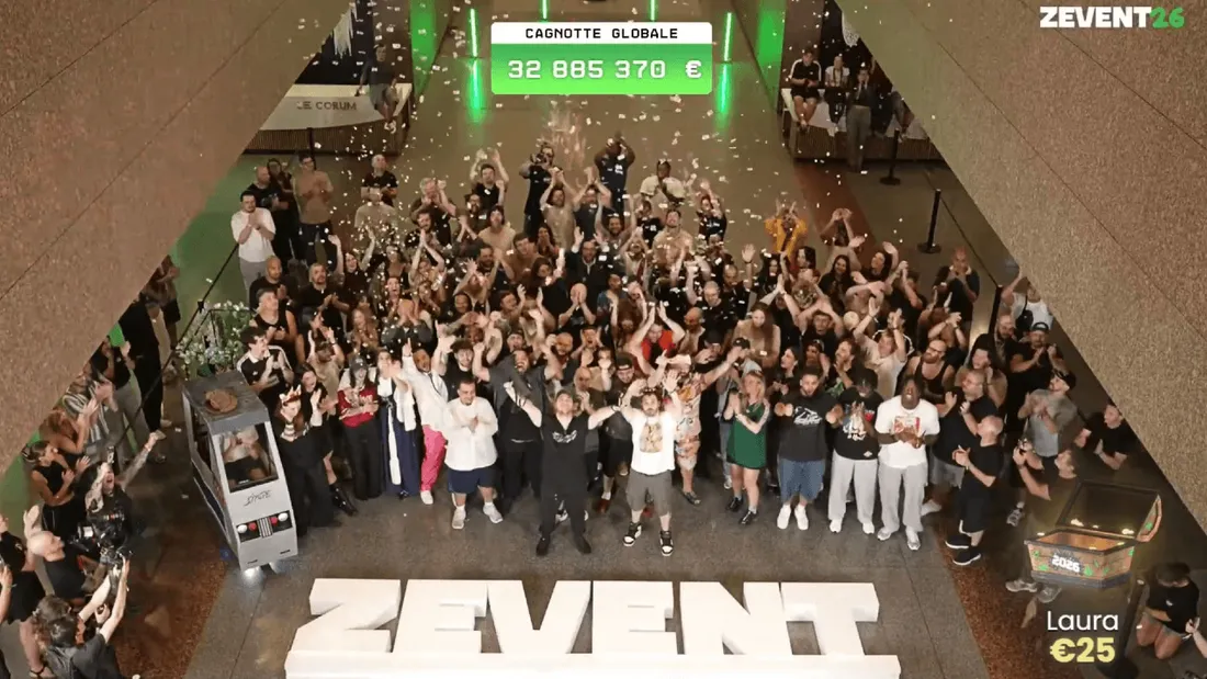 La cagnotte finale du ZEvent 2026 s'approche des 33 millions d'euros