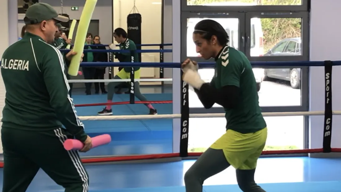 Imane Khelif, boxeuse algérienne