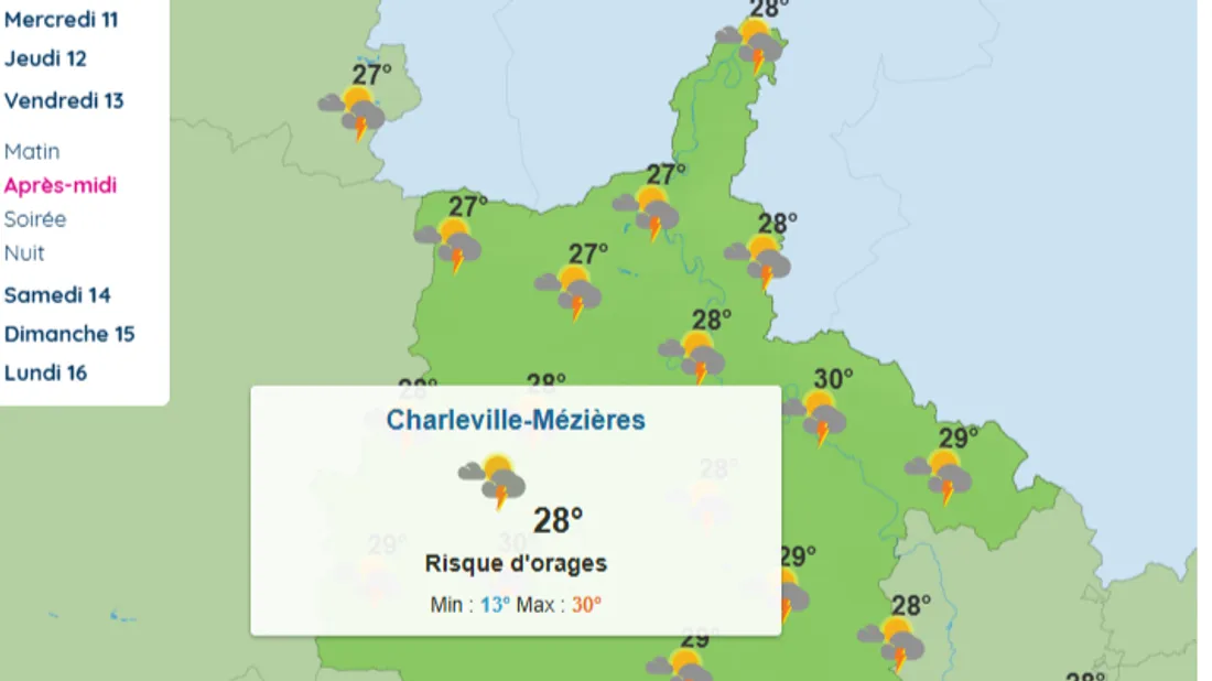 Carte météo France