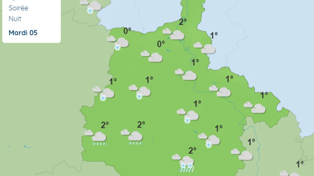 Capture d'écran Météo France