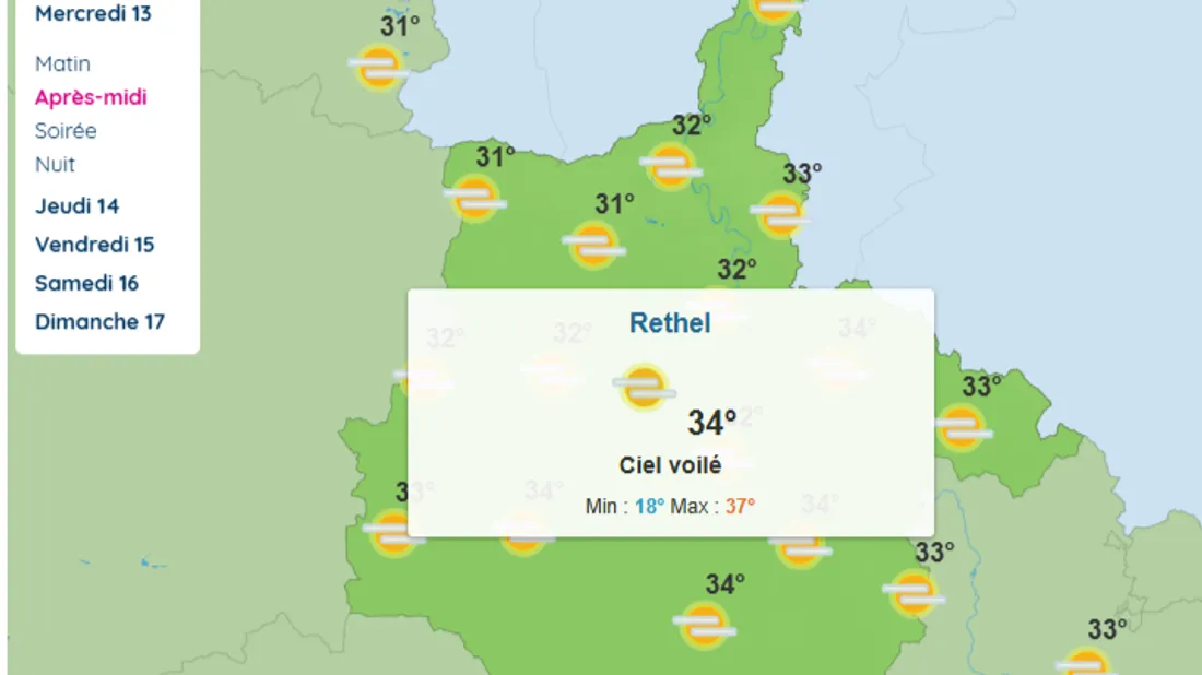 Carte Météo France