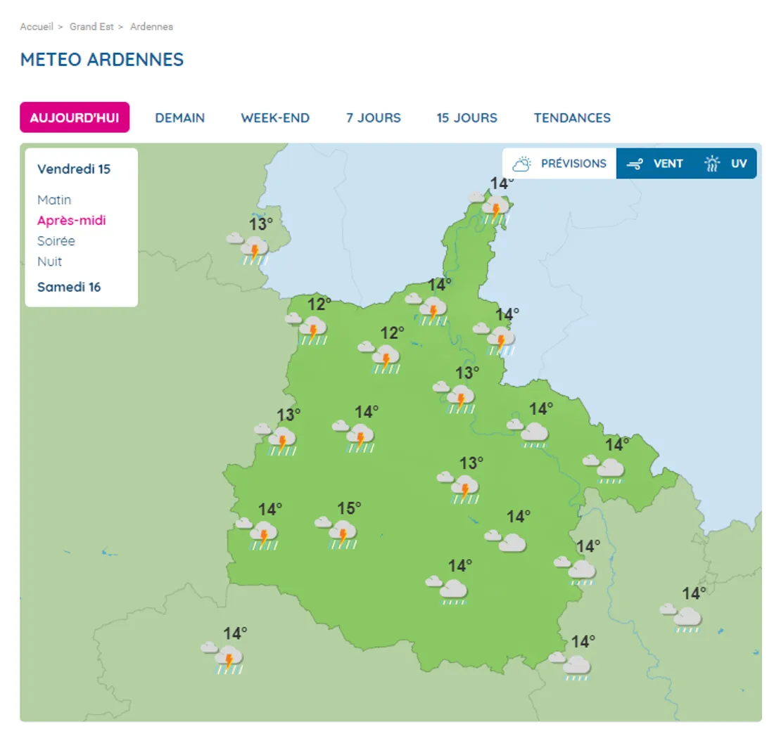 Site de Météo France