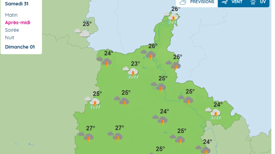 Carte Météo France
