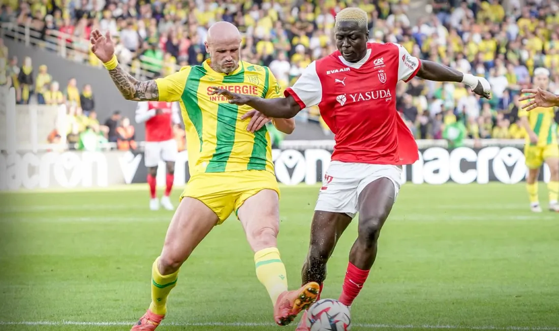 Oumar Diakité lors de ce Nantes / Reims