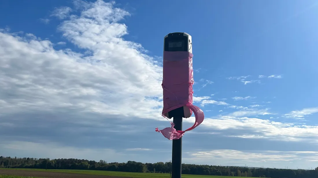 Un des radars emballés 