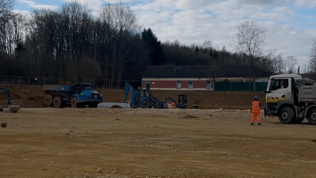 Les travaux du Centre Hospitalier Belair