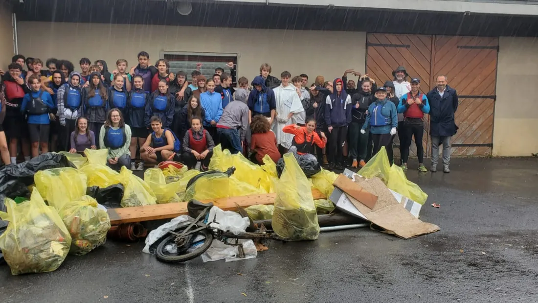 les élèves de Chanzy après l'opération Meuse propre