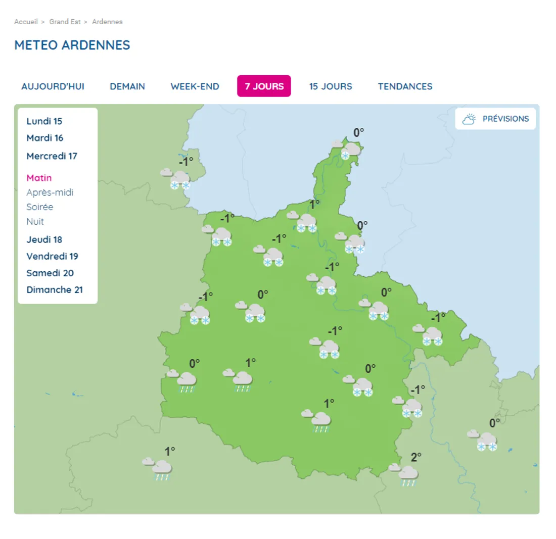 Capture Météo France