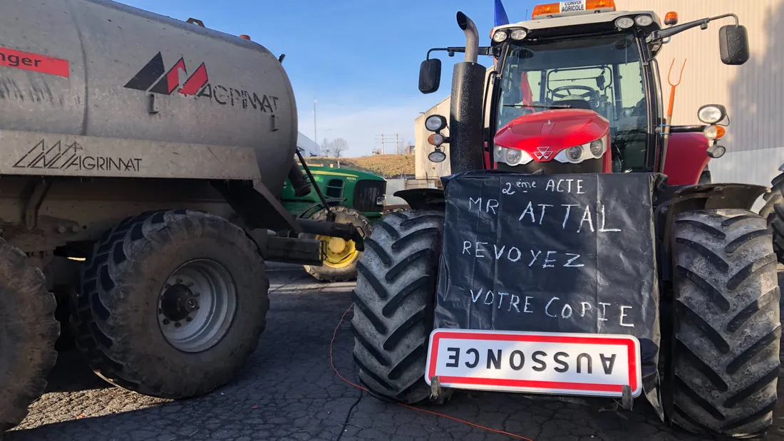 Agriculteurs bloqués