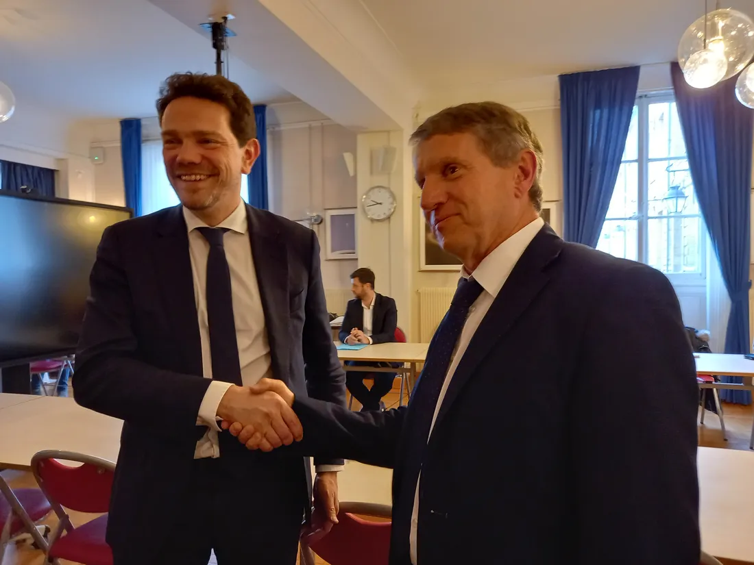 Boris Ravignon et Noël Bourgeois 