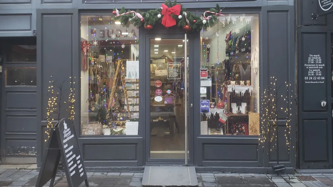 Boutique ardennaise vitrine