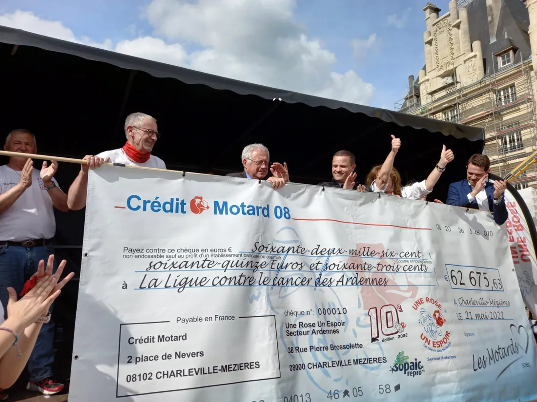 chèque une rose un espoir