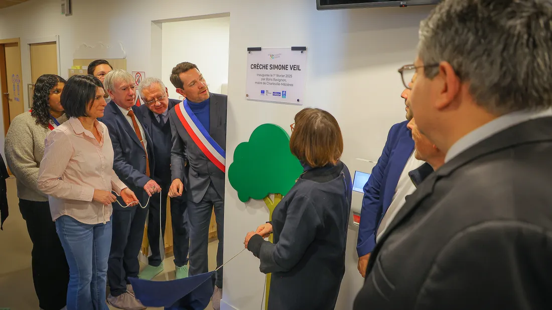 inauguration crèche Simone Veil