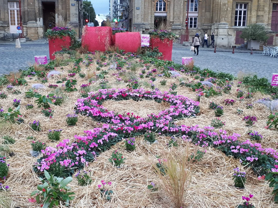 Déco paille octobre rose