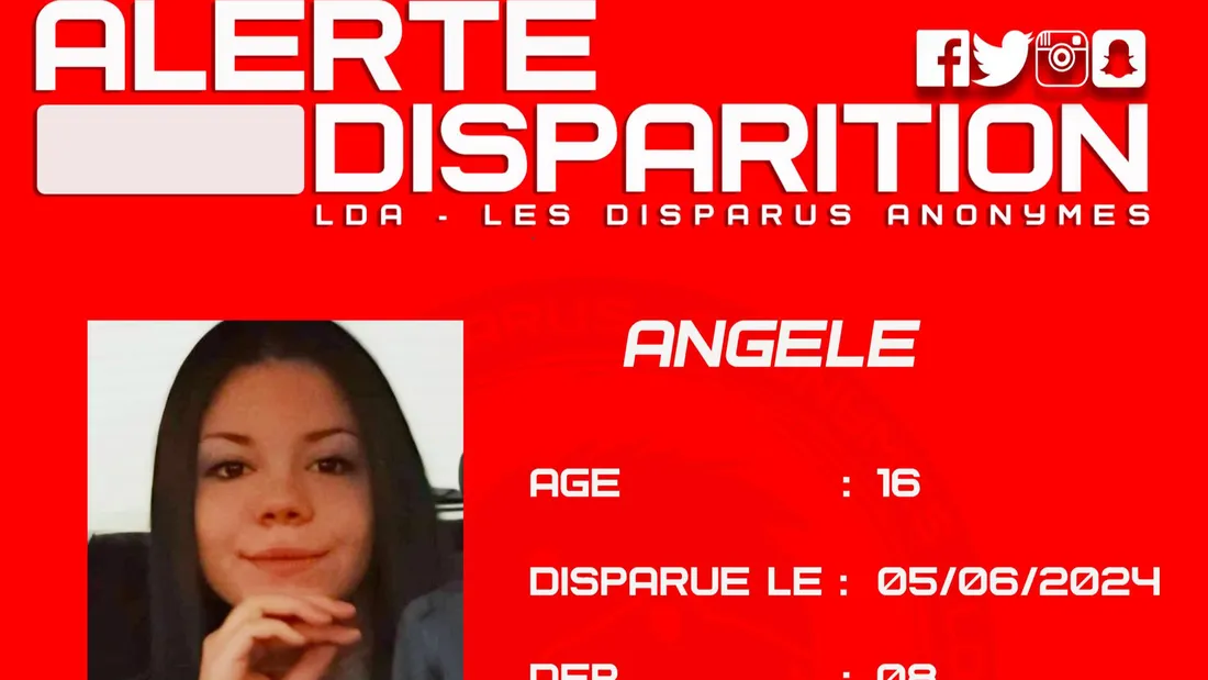 Disparition Angèle