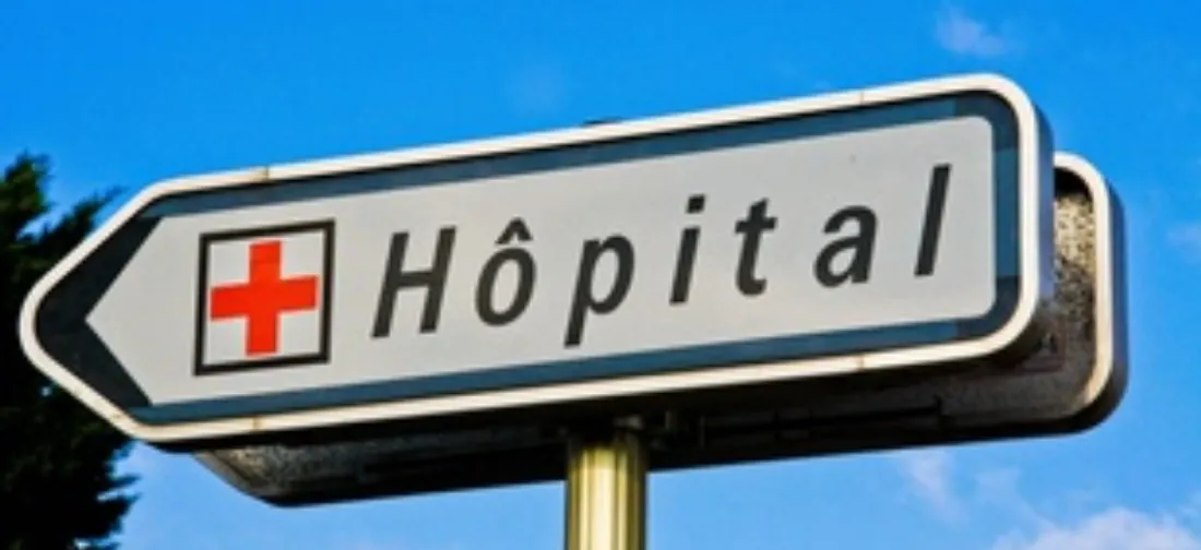 panneau hopital
