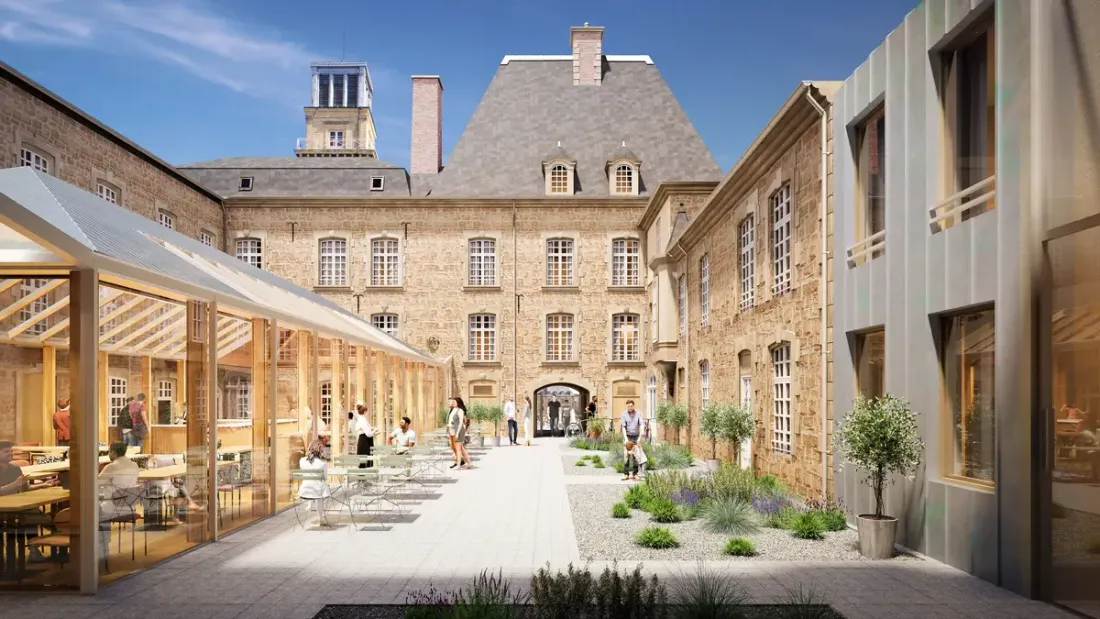 Futur hôtel 4 étoiles à Charleville. Crédit : MAES architectes urbanistes