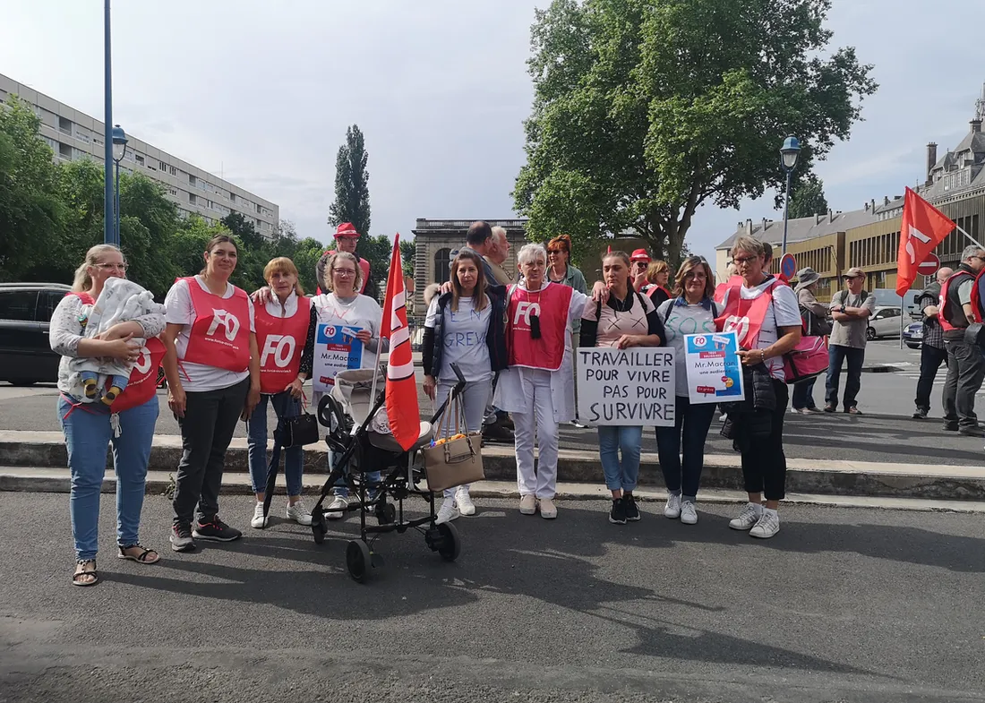 Manif aide à domicile