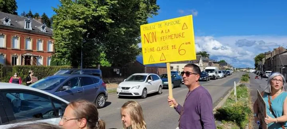 Manif collège Rimogne