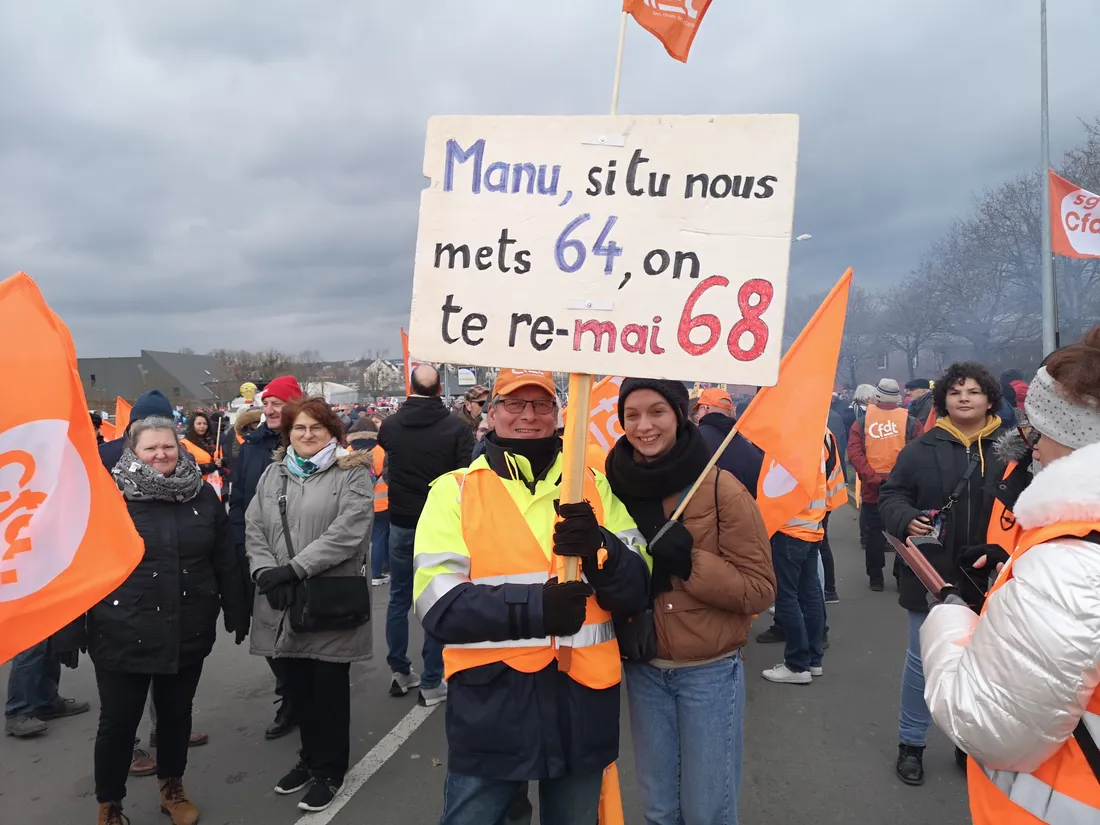 Manif retraites panneau