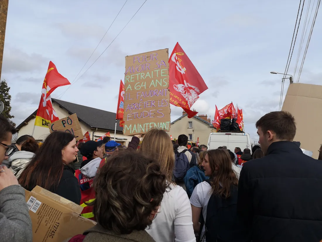 manif retraites pancarte 