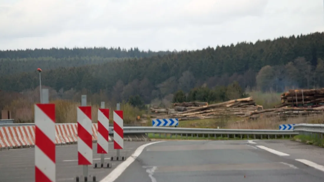 travaux autoroute