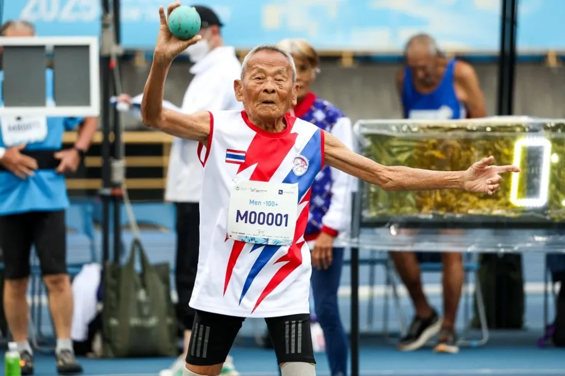 À 105 ans, il décroche l’or aux Jeux mondiaux seniors